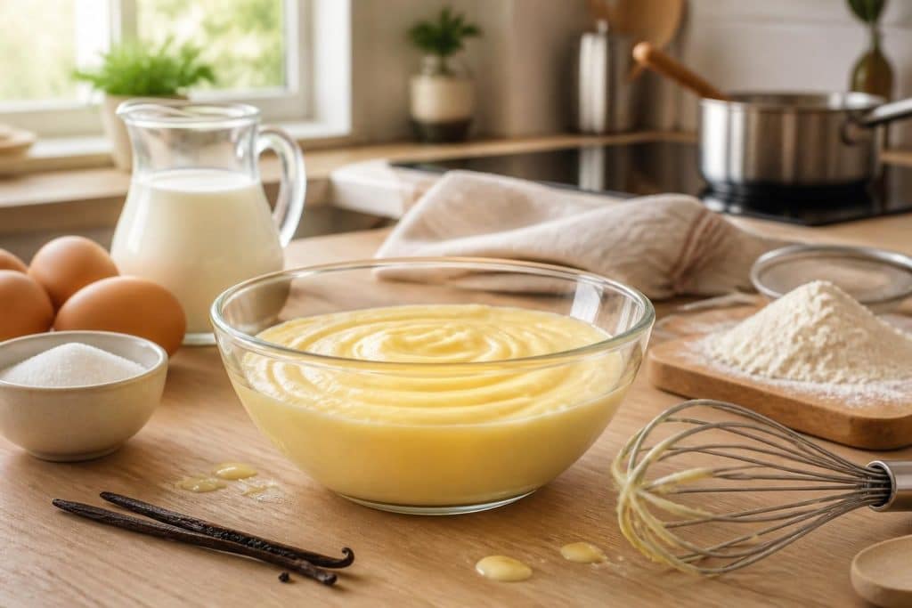 découvrez notre recette facile et inratable de crème pâtissière classique, accompagnée d'astuces simples pour réussir à coup sûr toutes vos pâtisseries.