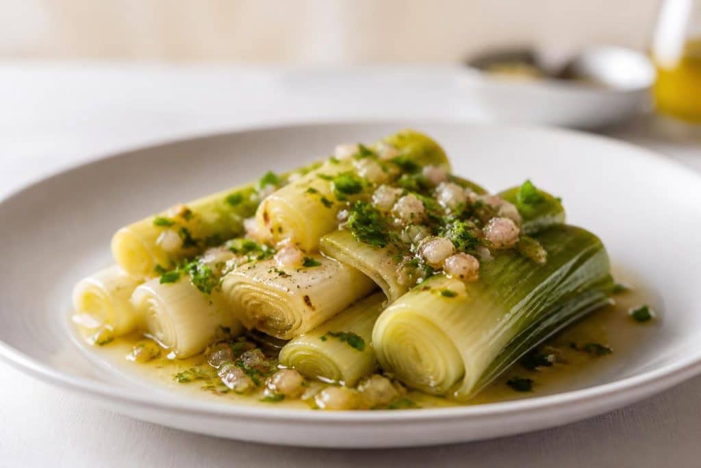 découvrez une recette raffinée et facile de poireaux vinaigrette gastronomique, idéale pour impressionner vos invités avec simplicité et élégance.