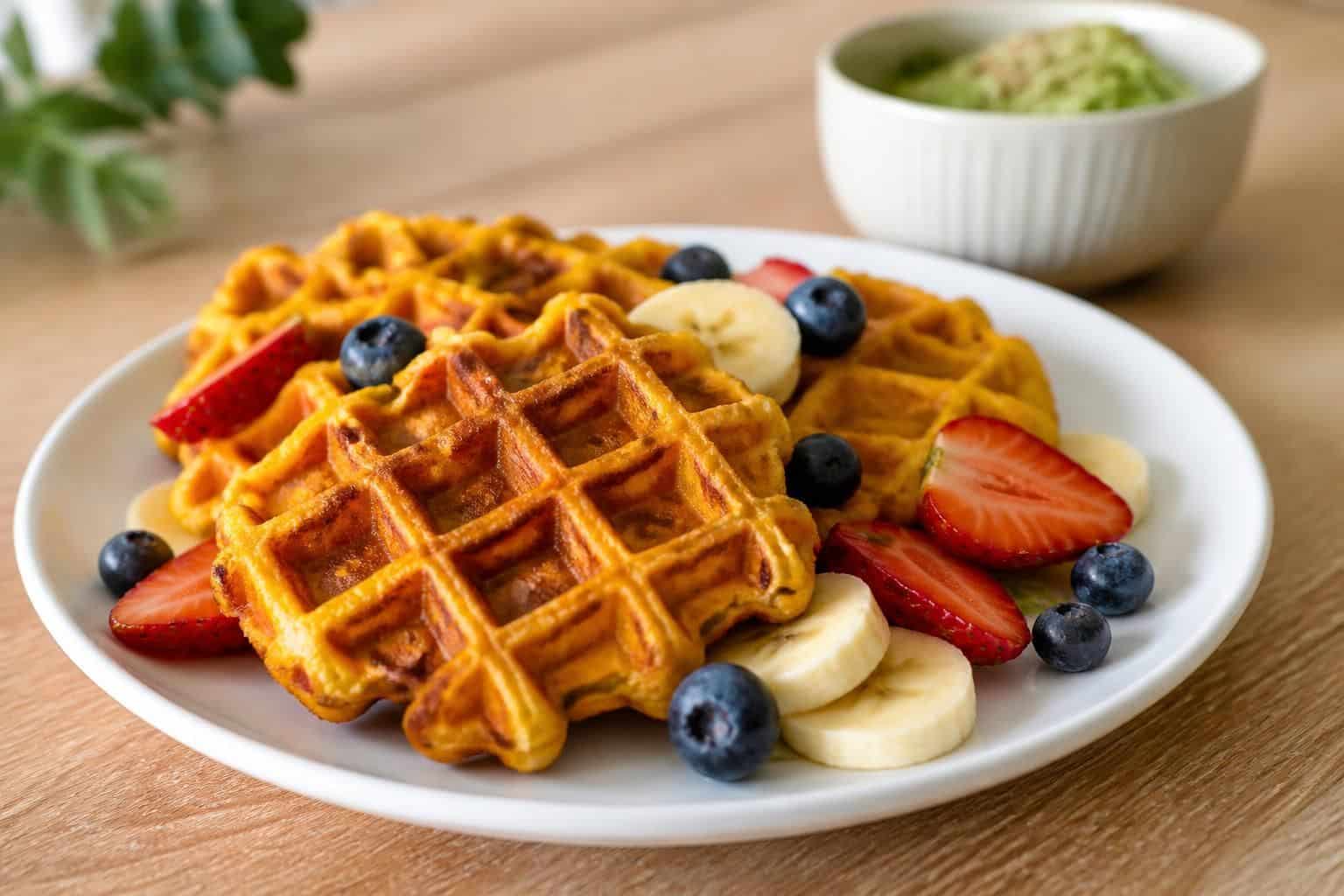 découvrez une recette saine, rapide et facile de gaufres à la patate douce pour un goûter gourmand et équilibré. parfaite pour toute la famille !