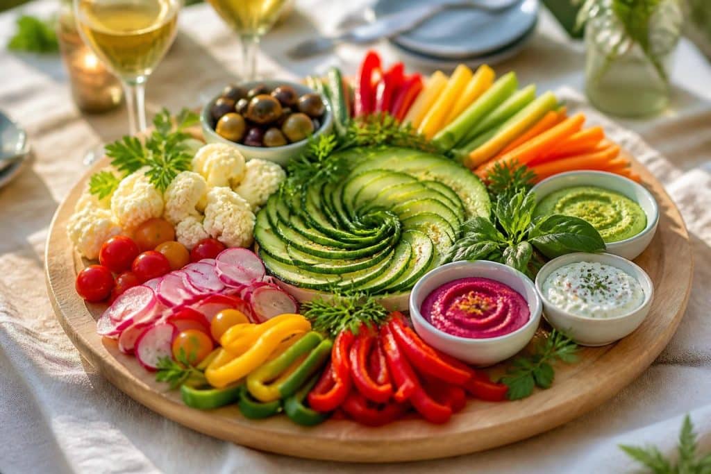 découvrez des idées fraîches et originales pour composer un plateau de crudités parfait, idéal pour réussir vos apéritifs et surprendre vos invités.