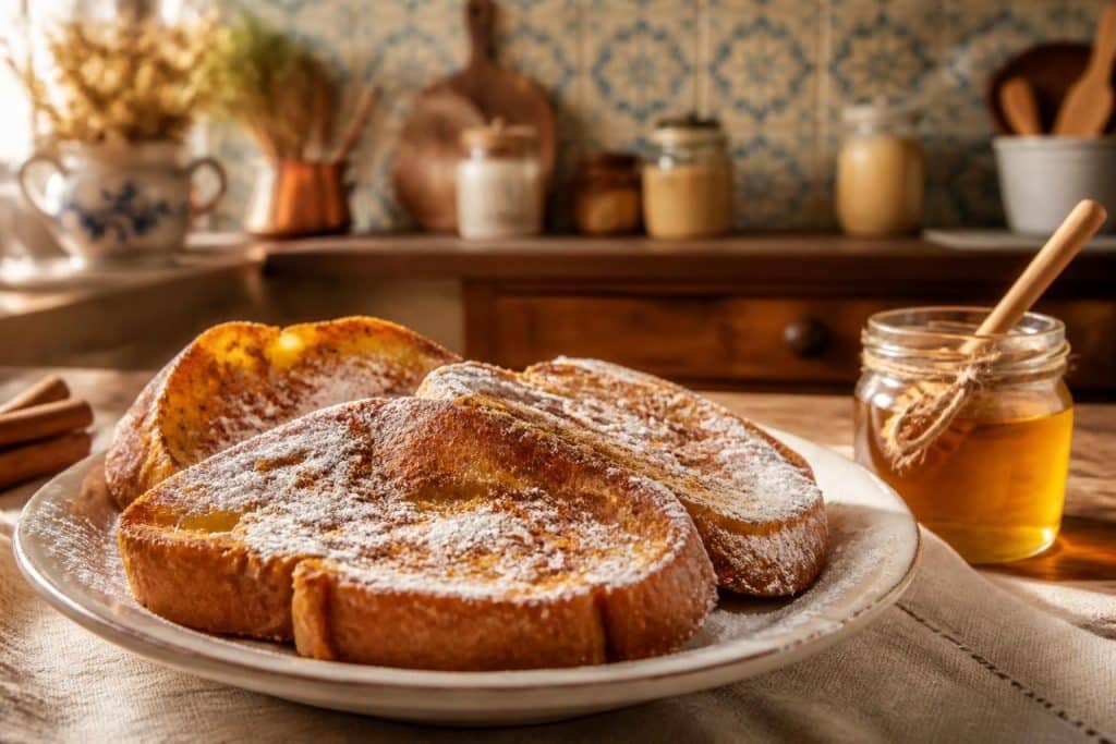 découvrez la recette traditionnelle portugaise des rabanadas, un pain perdu savoureux au goût unique, parfait pour des desserts gourmands et authentiques.