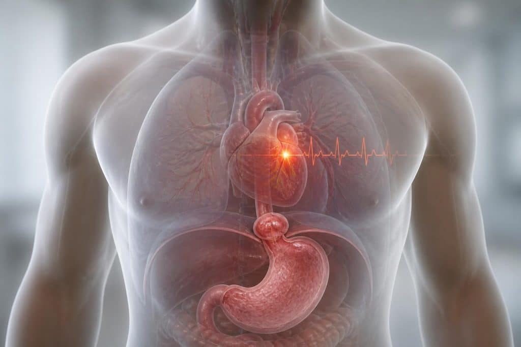 découvrez comment les extrasystoles et la hernie hiatale sont liées, et comprenez l'impact de l'estomac sur la santé cardiaque.